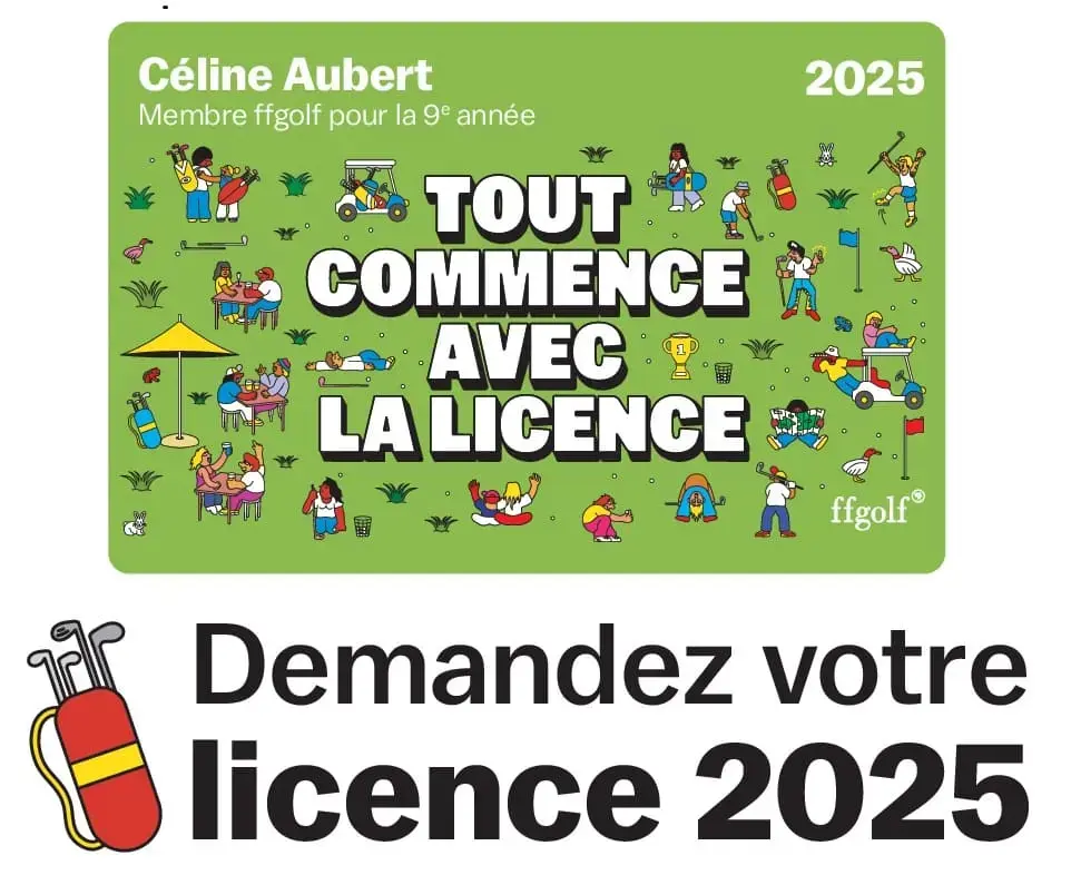 Licence golf 2025 - Paris Golf 13